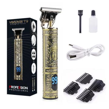 Retro T9 Tondeuse met LCD Scherm - Draadloze Trimmer, Verzenden, Nieuw