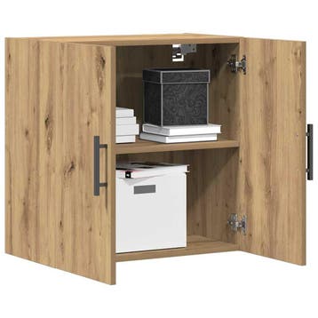 vidaXL Wandkast 60 x 31,5 x 60 cm Bewerkt hout Artisan Eiken, Huis en Inrichting, Verzenden, Nieuw