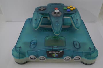 Nintendo 64 Console & Expansion pack (Clear Blue)