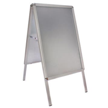 Stoepbord | Aluminium | Kliklijst (A2) | 463x700x780(h)mm, Verzenden, Nieuw in verpakking