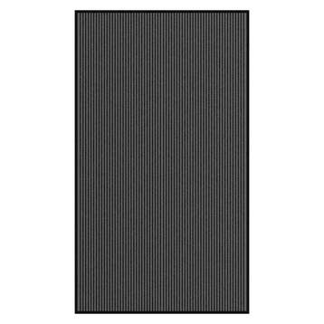 vidaXL Deurmat 115x200 cm streep zwart en grijs, Verzenden