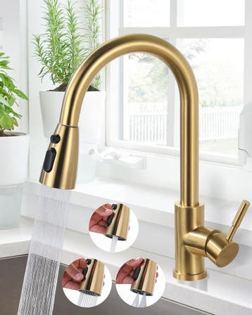 RVS Goud Mengkraan Uittrekbaar | Retour Deal | Sla nu toe!, Minder dan 50 cm, Verzenden, Zo goed als nieuw, Minder dan 25 cm