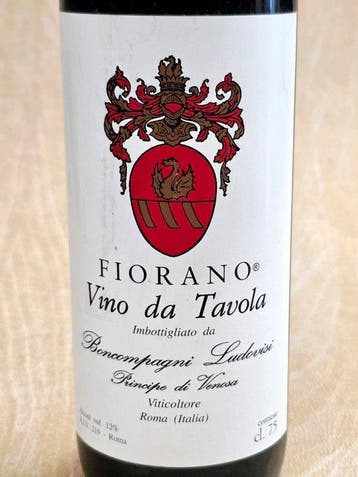 1988 Boncompagni Ludovisi, Fiorano Vino da Tavola - Rome