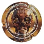 Ashtray Art Series: Golden Skull, Verzenden