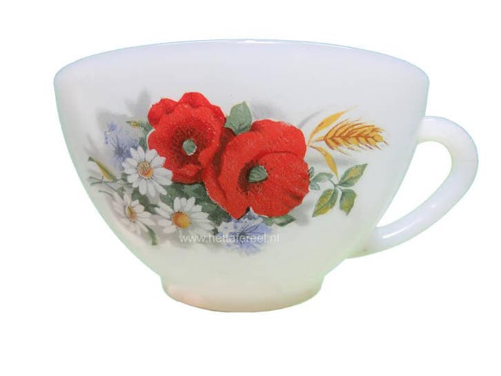 Arcopal, Fleurs de Champêtre kop zonder schotel, Maison & Meubles, Cuisine | Vaisselle, Envoi