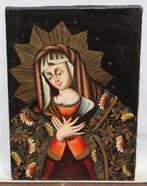 Escuela cuzqueña (XX) - Madonna, Antiquités & Art