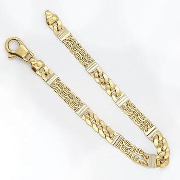 Bracelet - 18 carats Or jaune, Or blanc