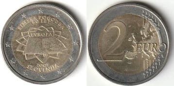 2 € commémorative Slovenie Slowenien Km 106 2 Euro 2007 V, Verzenden