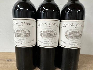 2017 Chateau Margaux - Bordeaux - 3 Fles (0,75 liter), Nieuw