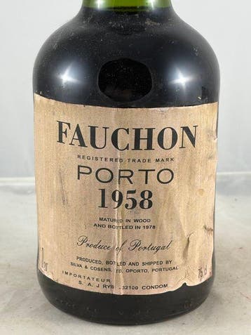 1958 Fauchon - Colheita Port, Tawny - Embouteillé en 1978 -, Verzamelen, Nieuw
