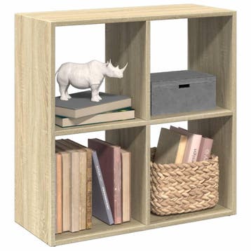 vidaXL Kamerscherm / boekenkast 69,5x29x69,5 cm hout sonoma, Verzenden, Nieuw