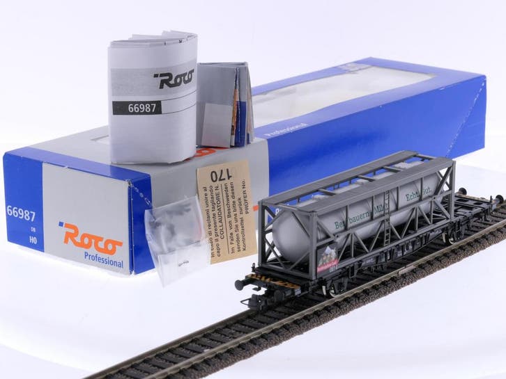 Schaal H0 Roco 66987 containerwagen Bergbauern-Milch van..., Hobby & Loisirs créatifs, Trains miniatures | HO, Enlèvement ou Envoi