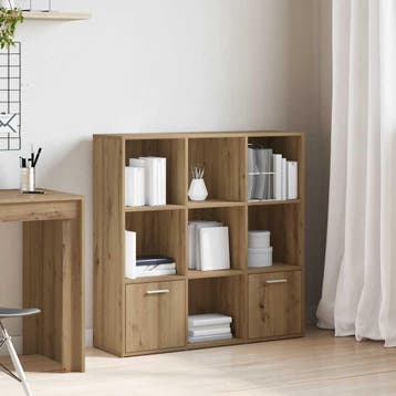 vidaXL Boekenkast 98x29x97,5 cm bewerkt hout artisanaal, Verzenden, Nieuw
