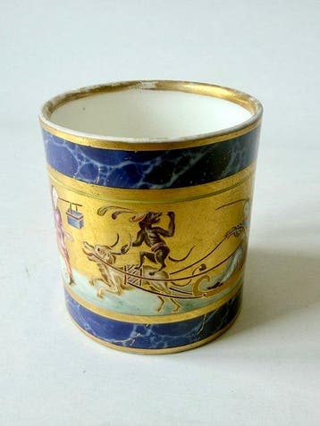 Sevres - Jean-Jacques Dieu (painter) - Beker - Porselein