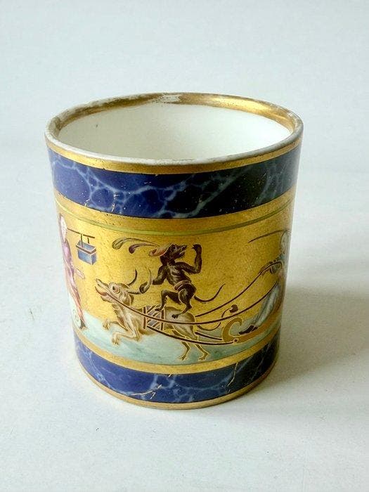 Sevres - Jean-Jacques Dieu (painter) - Beker - Porselein, Antiek en Kunst, Antiek | Glaswerk en Kristal