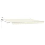 vidaXL Elektrisch Uitschuifbare Zonneluifel Crème 4 x 2 m, Verzenden, Nieuw