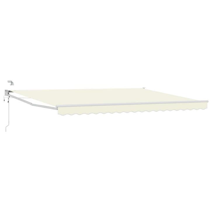 vidaXL Elektrisch Uitschuifbare Zonneluifel Crème 4 x 2 m, Jardin & Terrasse, Protection solaire, Envoi