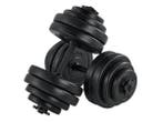 Veiling - Dumbbellset - Totaal 30kg - 2 stuks - Zwart, Sport en Fitness, Fitnessmaterialen, Nieuw