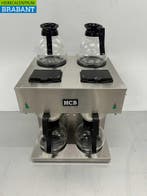 Cafetière double HCB en acier inoxydable Machine à café 2 x, Verzenden