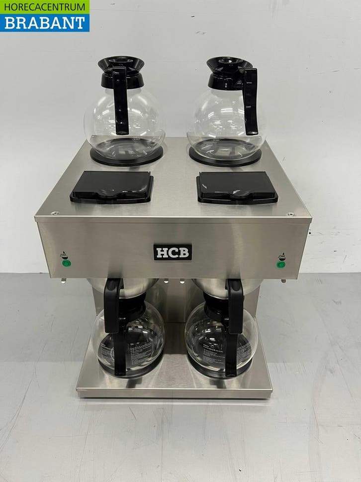 Cafetière double HCB en acier inoxydable Machine à café 2 x, Articles professionnels, Horeca | Équipement de cuisine, Envoi