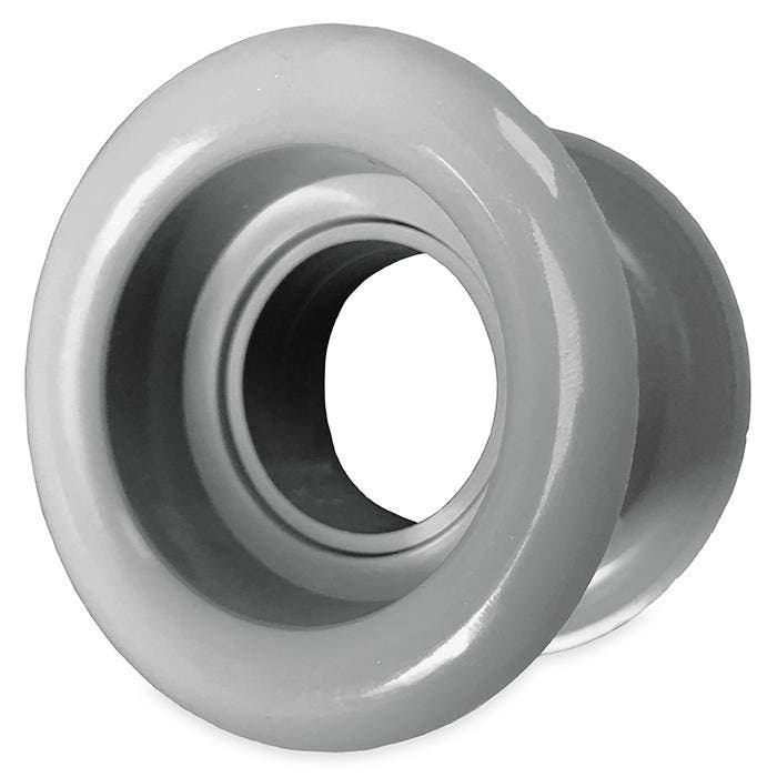 Rond deurrooster Ø40mm - kunststof grijs, Bricolage & Construction, Ventilation & Extraction, Envoi