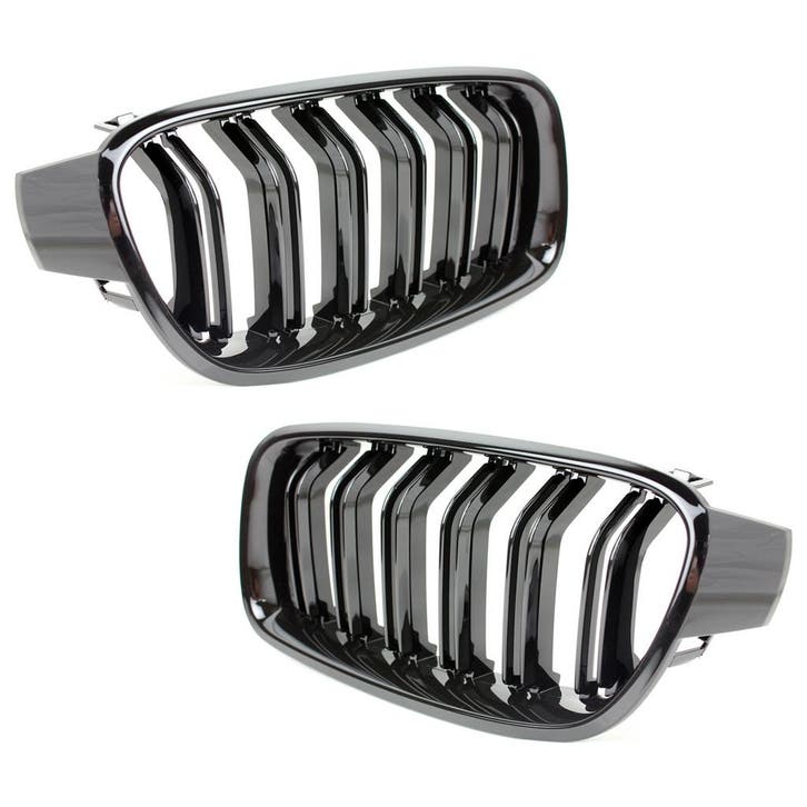 Nieren grill M3-Look | BMW 3-serie 2012-2015 4-deurs sedan (, Autos : Pièces & Accessoires, Carrosserie & Tôlerie, Envoi