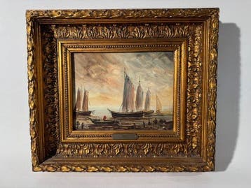 Roch Kordian(1950) - Voiliers en mer - Paysage côtier N°1014