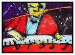 Herman Brood | Giclée: The Pianoman | Afmeting: 85cm x 120cm, Antiquités & Art, Art | Lithographies & Sérigraphies, Ophalen of Verzenden