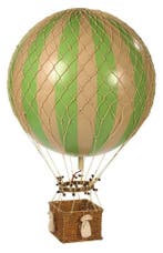 *TIP*  Heteluchtballon Jules Verne, True Green, Ophalen of Verzenden