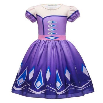 Prinsessenjurk - Prinses Elsa - Paarse zomerjurk - Kleedje, Kinderen en Baby's, Verzenden, Nieuw