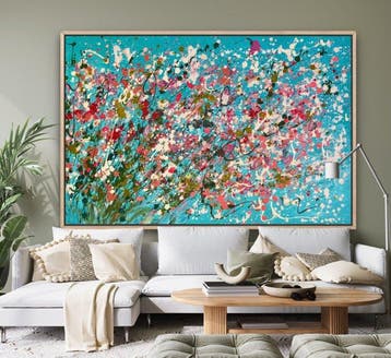 Hestela Charbonnier (Esty) - Fleurs de cerisier XXL, Antiek en Kunst