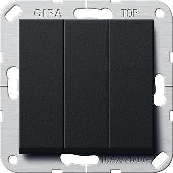 Interrupteur Dinstallation Gira System 55 - 2830005, Verzenden