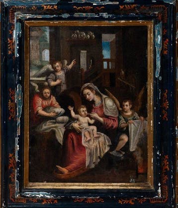 École italienne (XVII) - Natividad