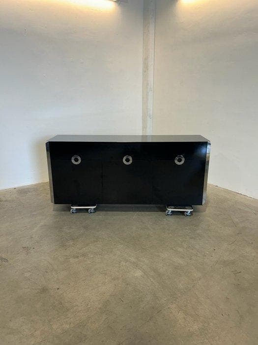 Willy Rizzo - Credenza - Hout, Antiquités & Art, Art | Objets design