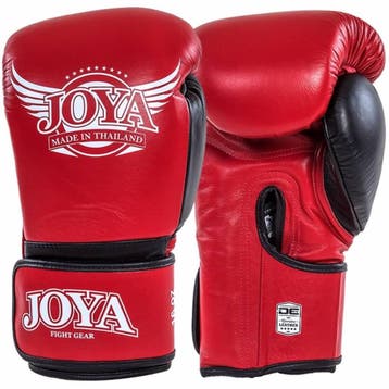 Joya POWER MAX Kickboks Handschoenen Rood Zwart Leder, Sport en Fitness, Boksen, Verzenden, Nieuw, Overige