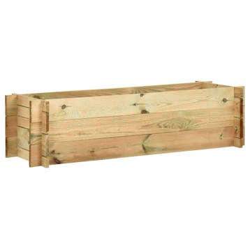 vidaXL Plantenbak 120 cm geïmpregneerd grenenhout, Verzenden