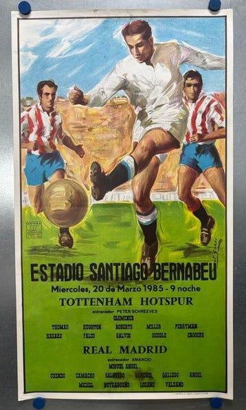 Donat Sauri - Real Madrid vs Tottenham Hotspur, Copa UEFA,, Nieuw