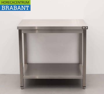 HCB RVS Werktafel Tafel Premium-line 90 x 60 x 85 cm Horeca, Ophalen of Verzenden