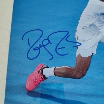Roger Federer – Signed Tennis Photo 11x14 – Beckett COA -