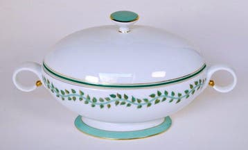 Lalique France - Limoges - Eetservies (9) - Liane d Eau -