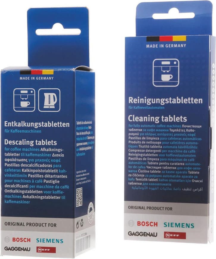 Siemens Onderhoudsset Koffiemachine Ontkalkingstabletten +, Elektronische apparatuur, Koffiemachine-accessoires, Verzenden