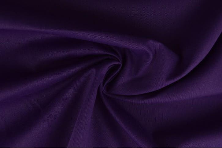 10 meter keperkatoen - Paars - 150cm breed, Hobby & Loisirs créatifs, Tissus & Chiffons, Envoi