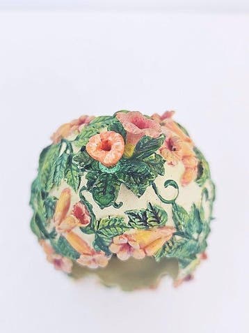 Œuf Fabergé - Fabergé/Franklin Mint Jewels in the garden, Antiquités & Art