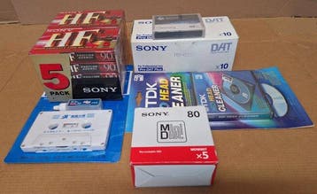 Sony, TDK - PDP-J125C - HF 60/90 - MD80min - DAT Head
