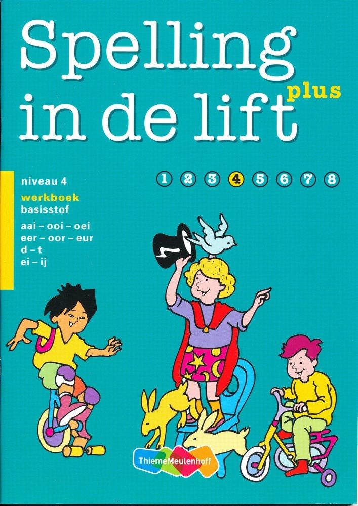 Spelling in de Lift Plus werkboek niveau 4 (per pak van 5), Boeken, Schoolboeken, Verzenden