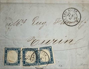 Anciens états italiens - Sardaigne 1855 - Sardaigne 1855 -