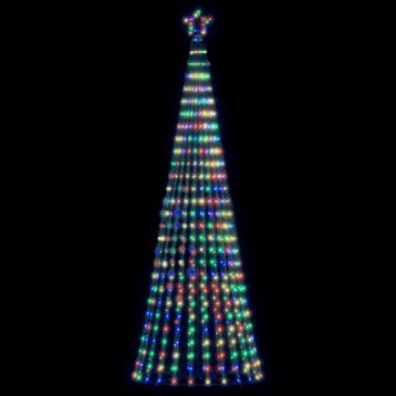 vidaXL LED-kerstboom 475 LEDs kleurrijk 247 cm, Verzenden, Nieuw