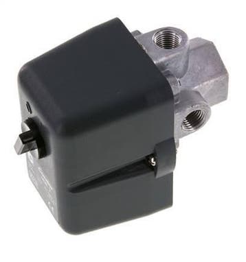 Pressostat Pour Compresseur 4 à 12 bar 4xG1/4 230VAC |, Verzenden, Nieuw