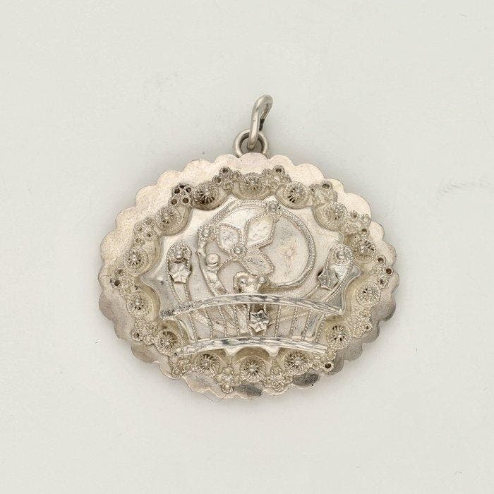 Zonder minimumprijs - 3-delige sieradenset Zilver, Handtassen en Accessoires, Antieke sieraden