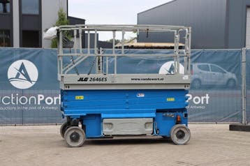 Veiling: Schaarhoogwerker JLG 2646ES Elektrisch 450kg 10m 20, Ophalen